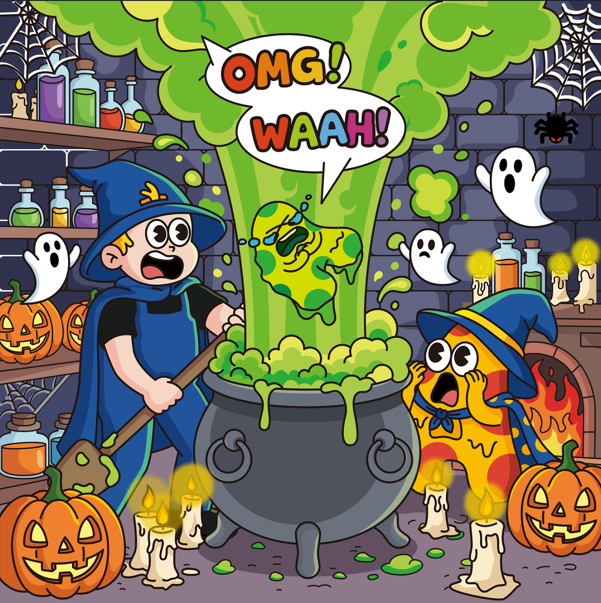 🎩 마법사 마일즈와 조수 아피의 할로윈 대소동!