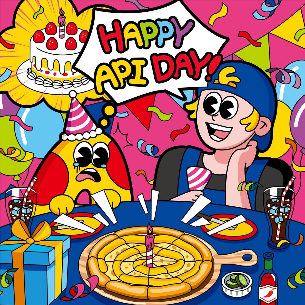 7월10일 아피 생일케이크 대소동!! 😄